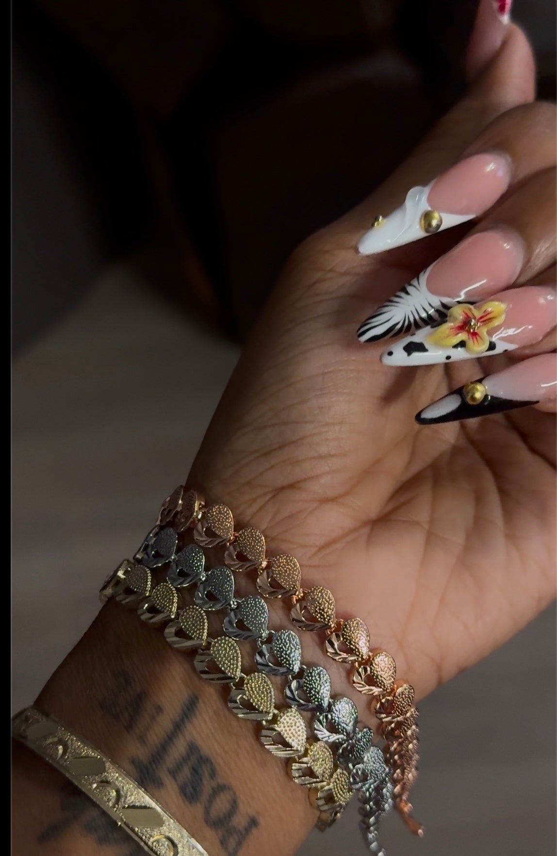 Half heart bracelet