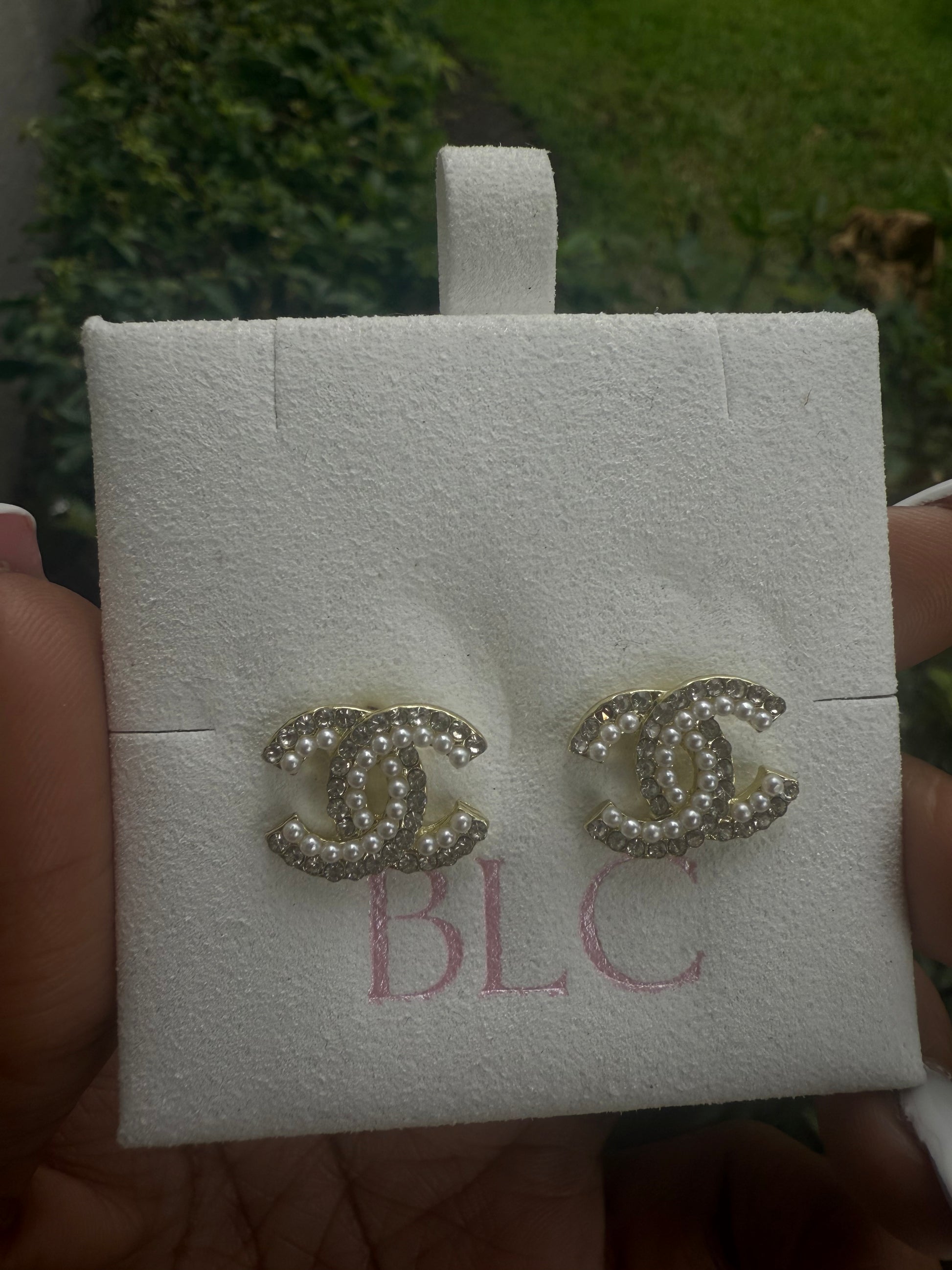 Cc pearl studs