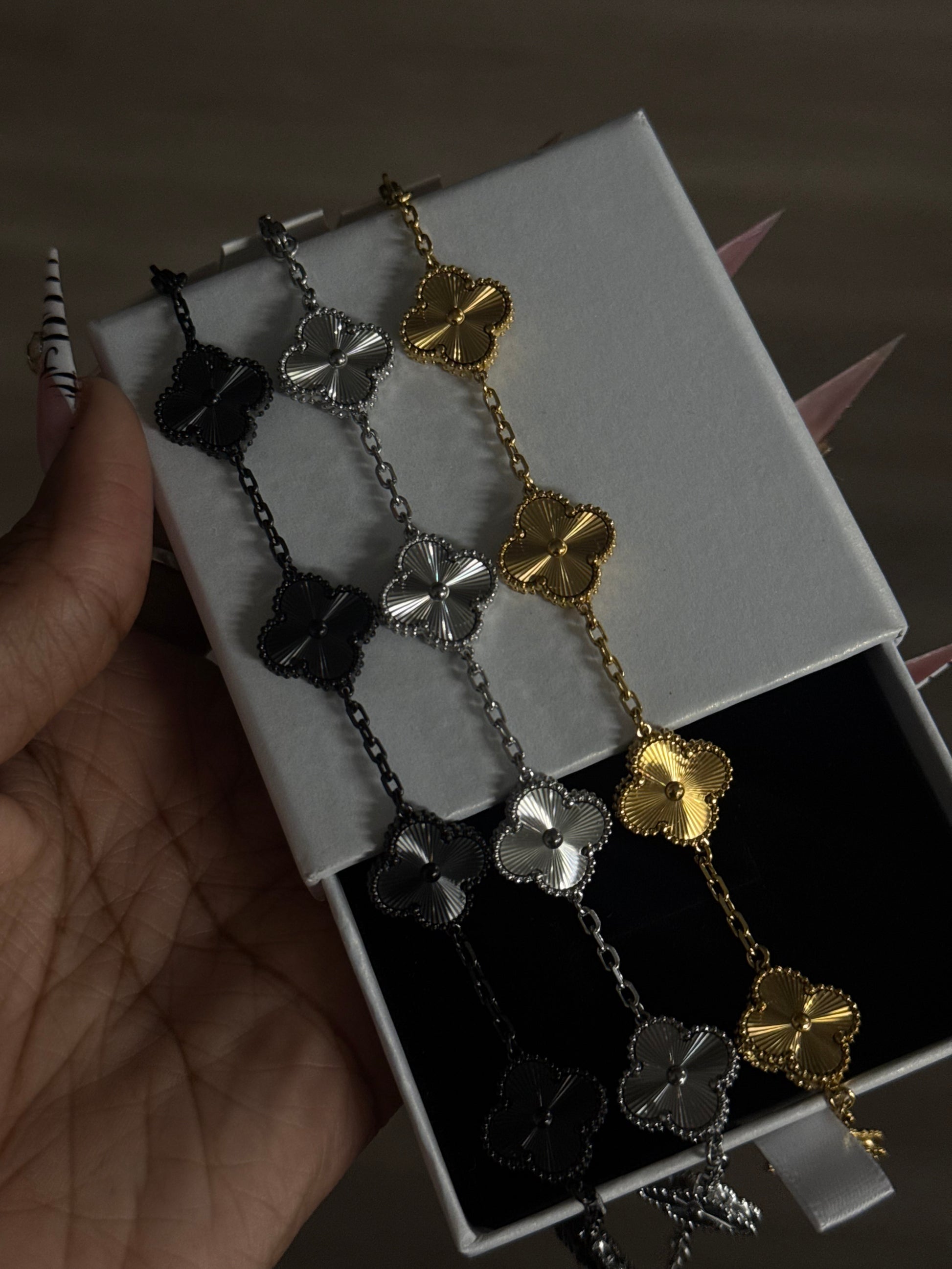Deluxe clover bracelet