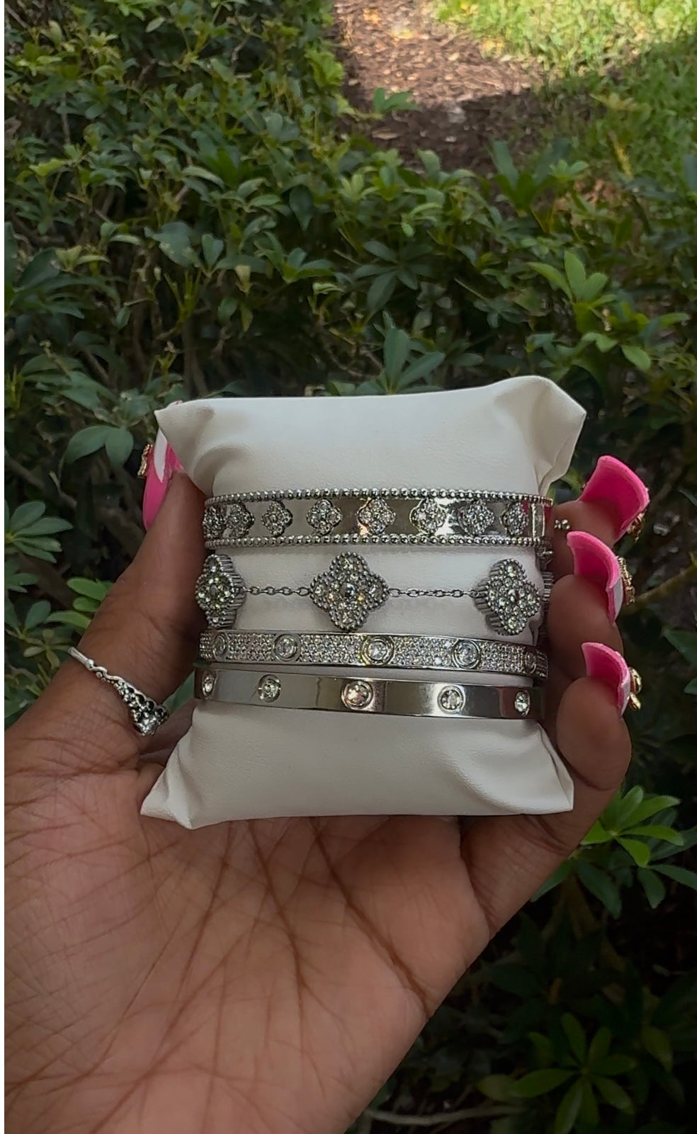 Silver stack set