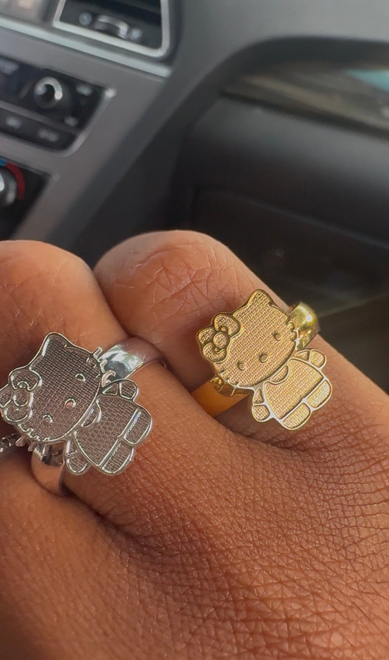 hello kitty custom ring