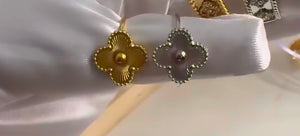 Clover leaf rings ( one size fit all )