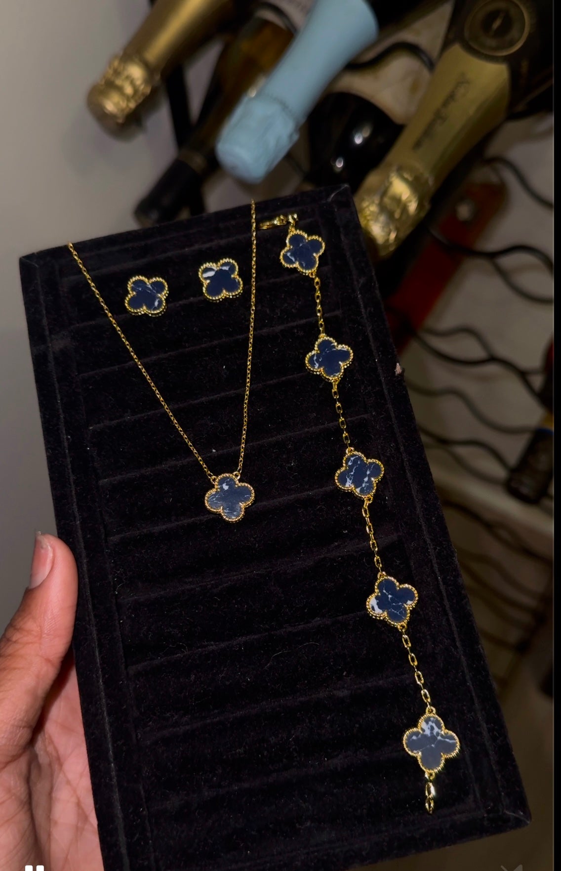 Navy blue deluxe set