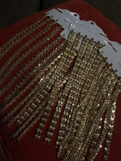 14k plated gold bracelets
