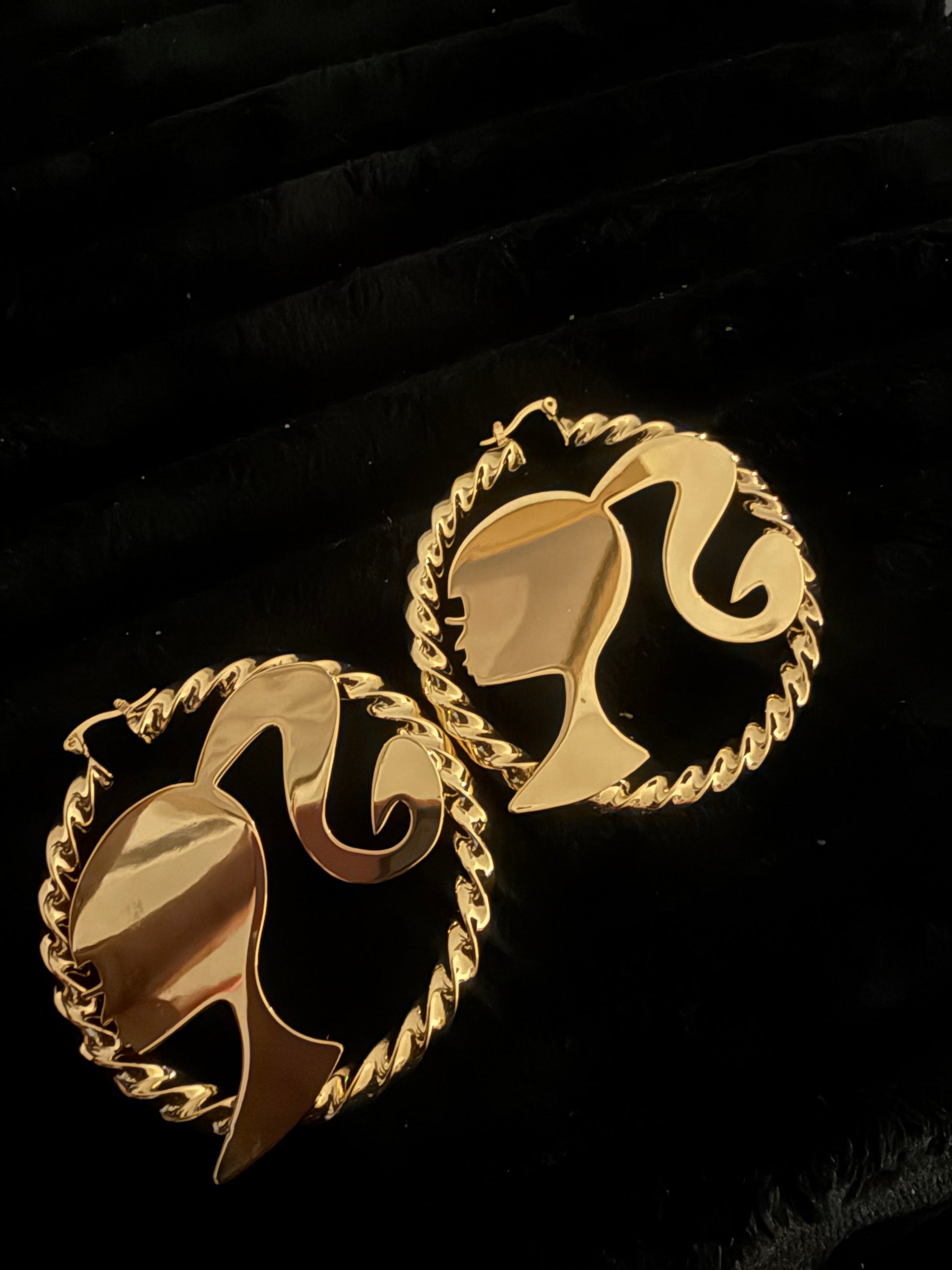 Barbie custom hoops