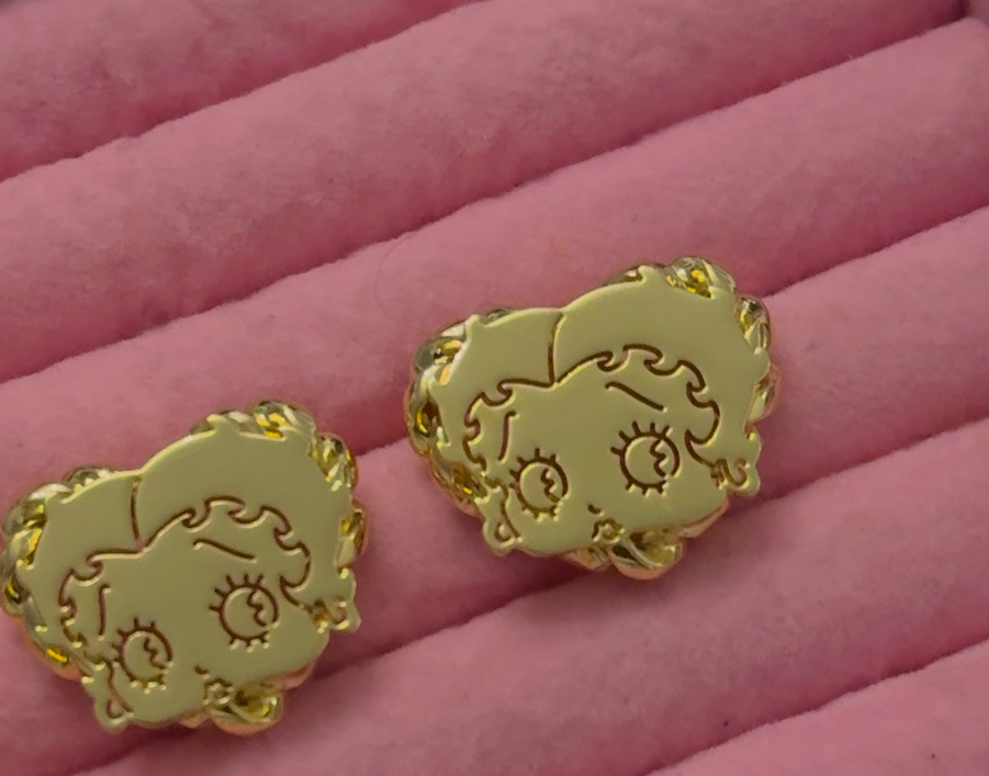 Betty boops studs