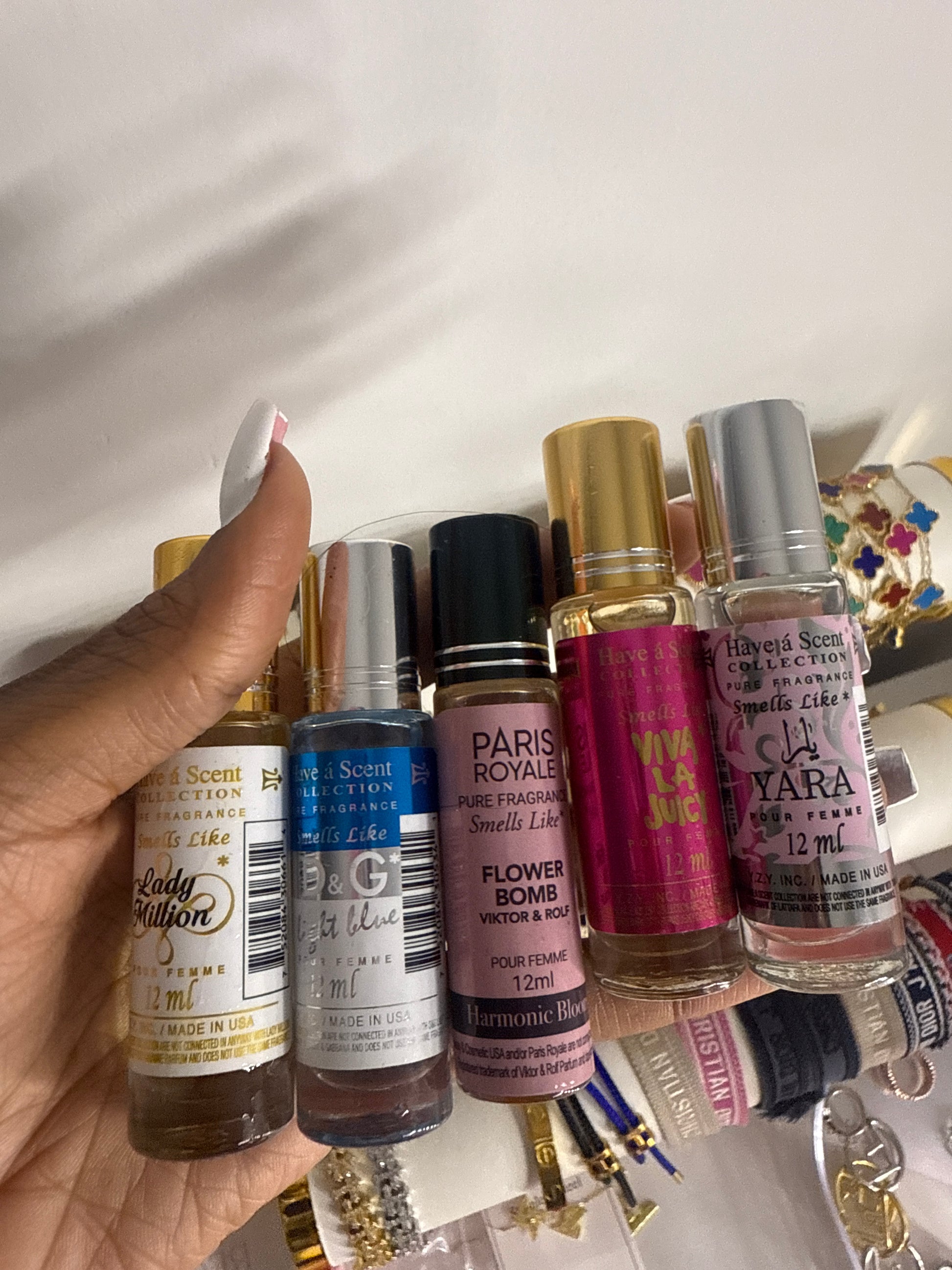 Roll ons perfume