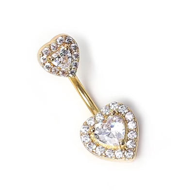 Crystal iHeart Belly Ring