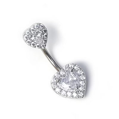 Crystal iHeart Belly Ring