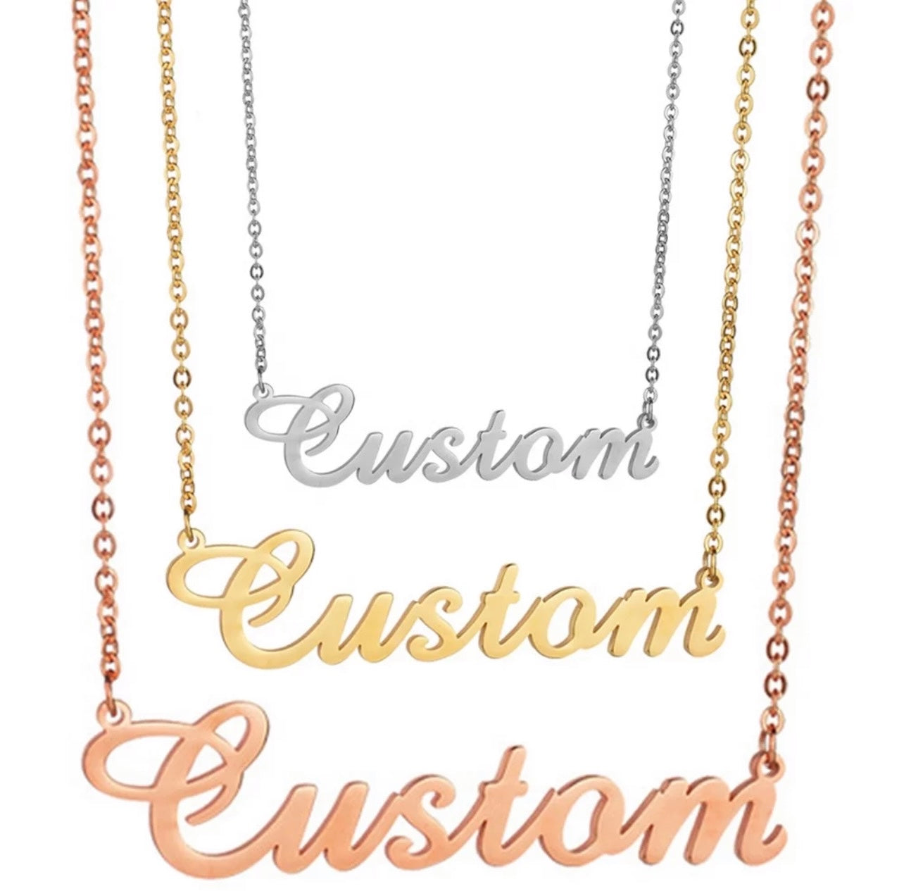 Custom Nameplate Necklace